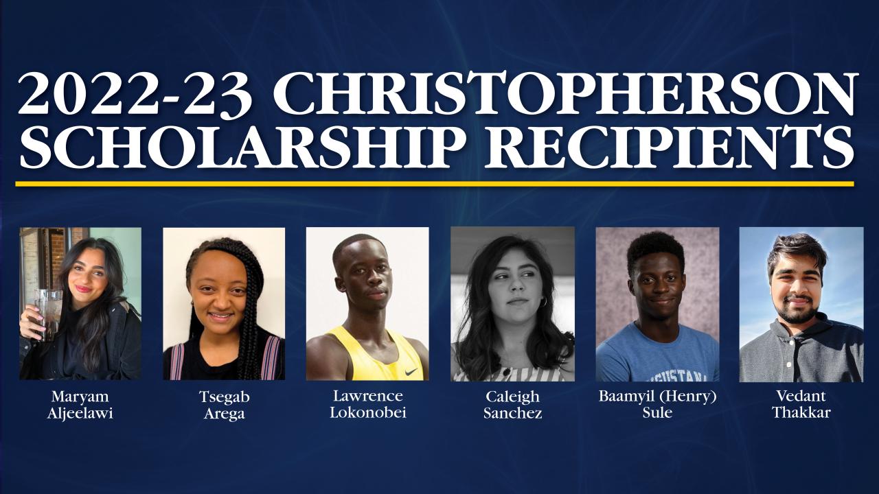 Augustana University Announces 202223 Christopherson Scholarship